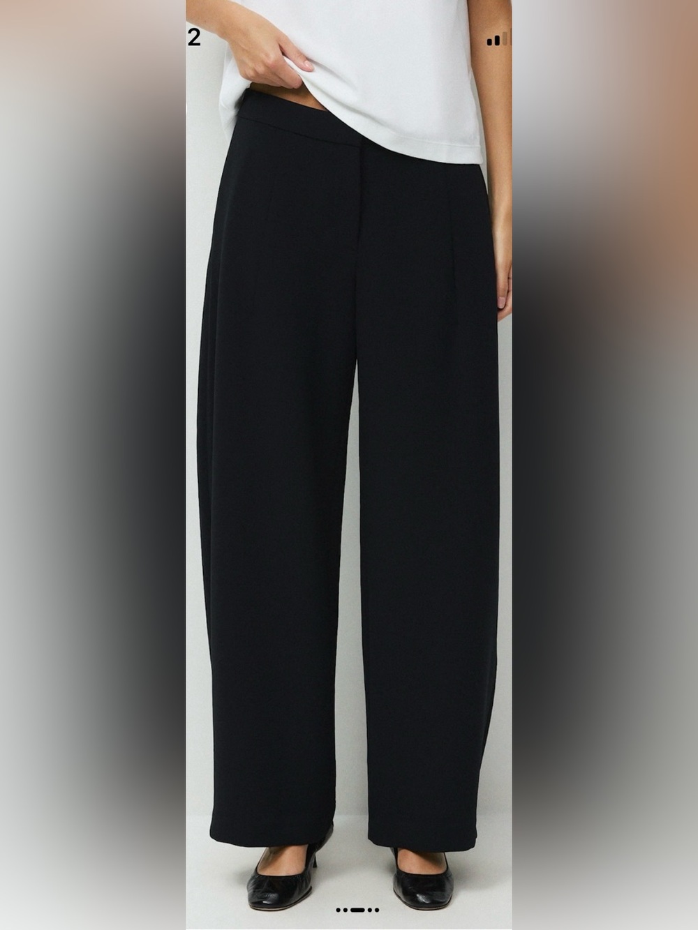 Aritzia New Helix Barrel Pant - Crepette™ - Picture 3 of 10